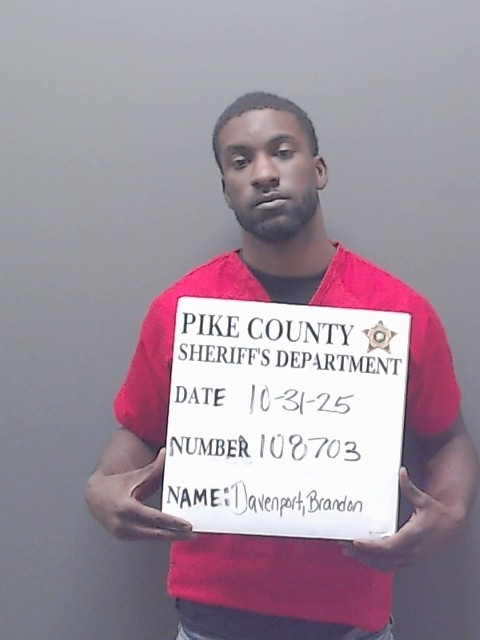 Booking photo of DAVENPORT, BRANDON RAKEEM