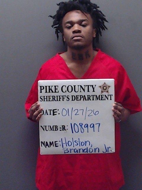 Booking photo of HOLSTON, BRANDON TYRESE JR