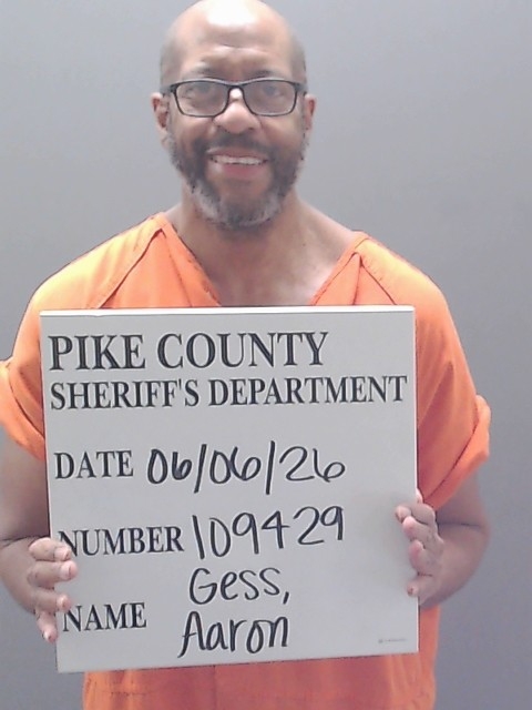Booking photo of GESS, AARON
