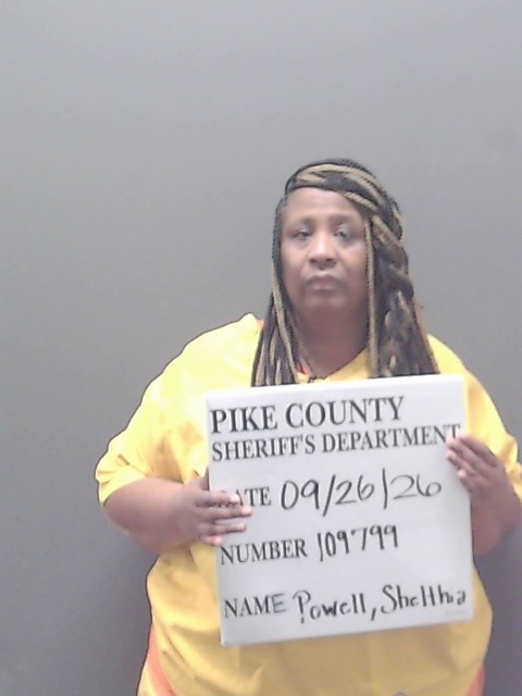 Booking photo of POWELL, SHELTHIA L