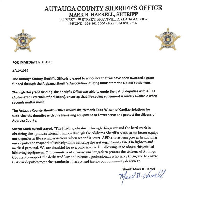 Autauga County Sheriff's Office AL