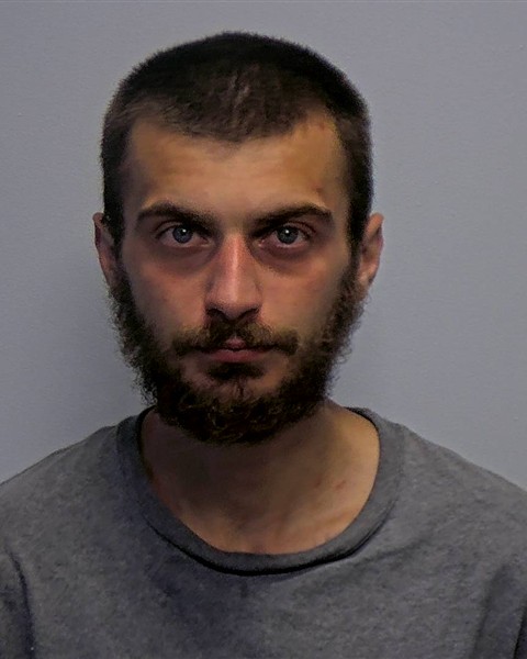 Booking photo of James Joseph Huspek-Hein