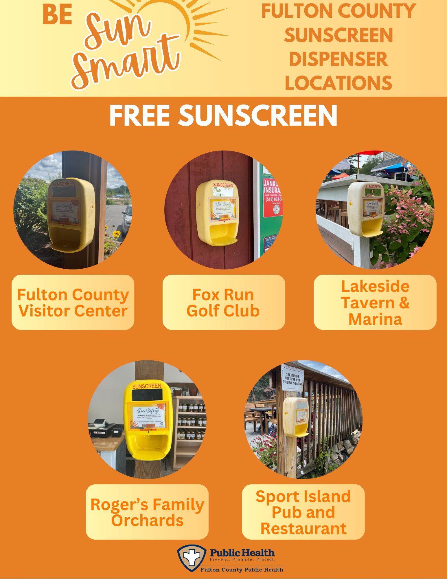 Free Sunscreen Dispensers in Fulton County