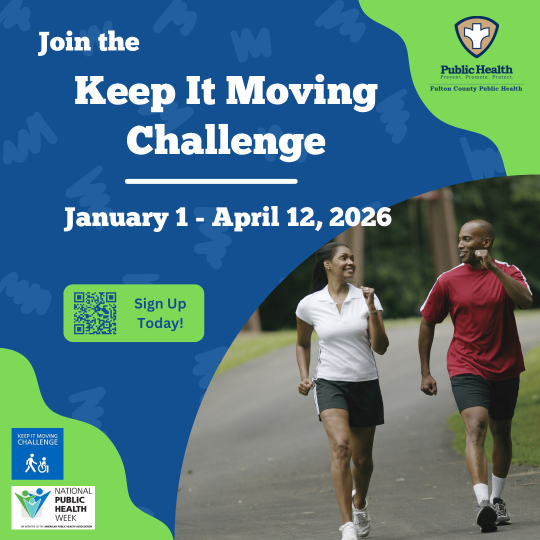 KEEP IT MOVING CHALLENGE JANUARY 1 through APRIL 12TH.