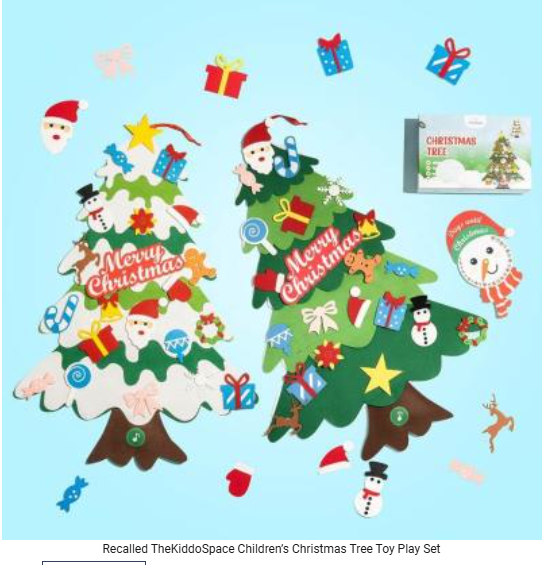 TheKiddoSpace Children's Christmas Tree Toy Play Set