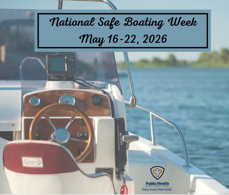 National Safe Boating Week. May 16-22, 2026