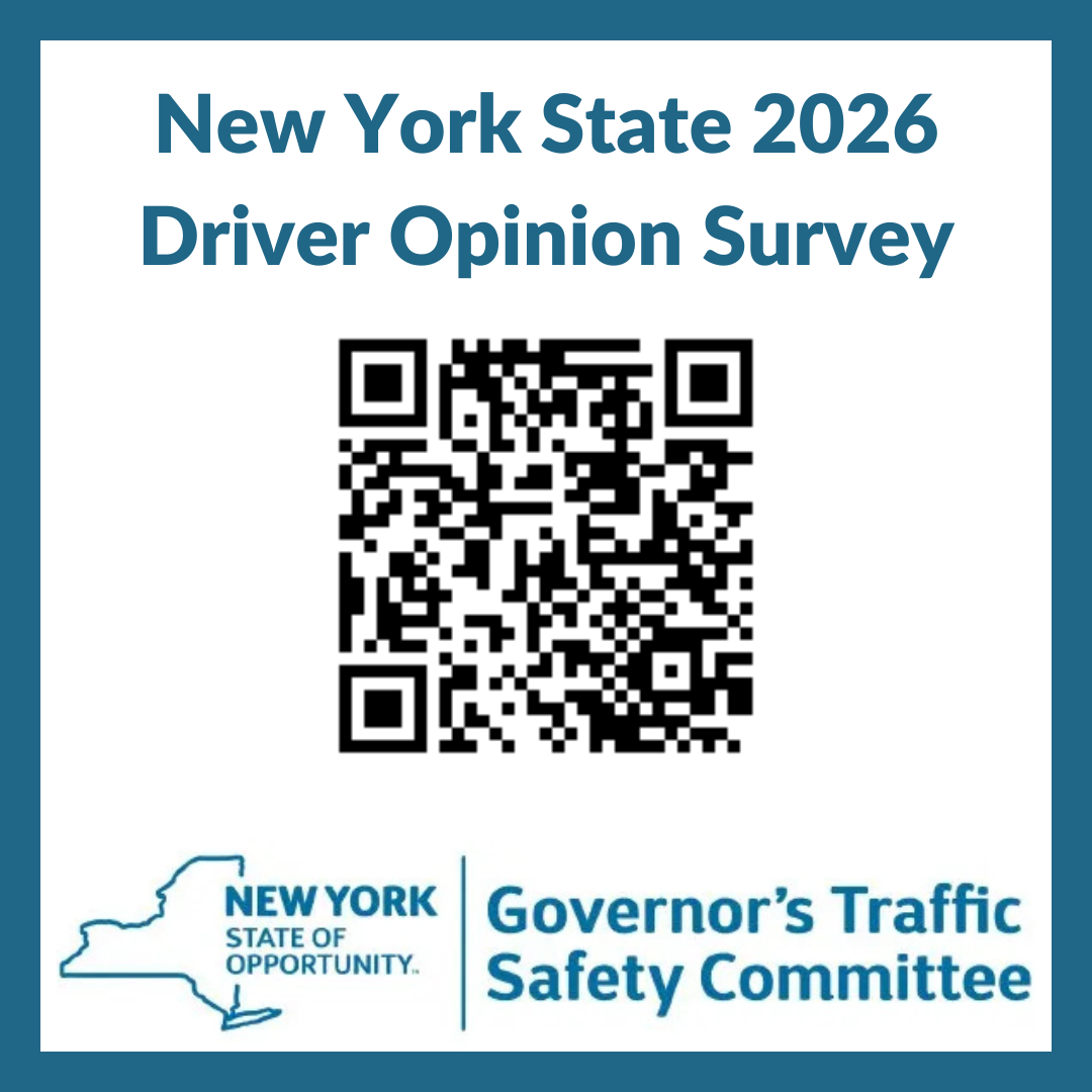 NYS 2026 Driver Opinion Survey with QR code