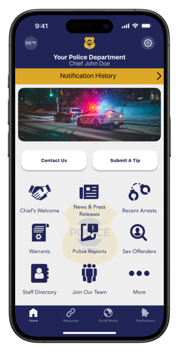 Custom Mobile Apps | ThePoliceApp.com