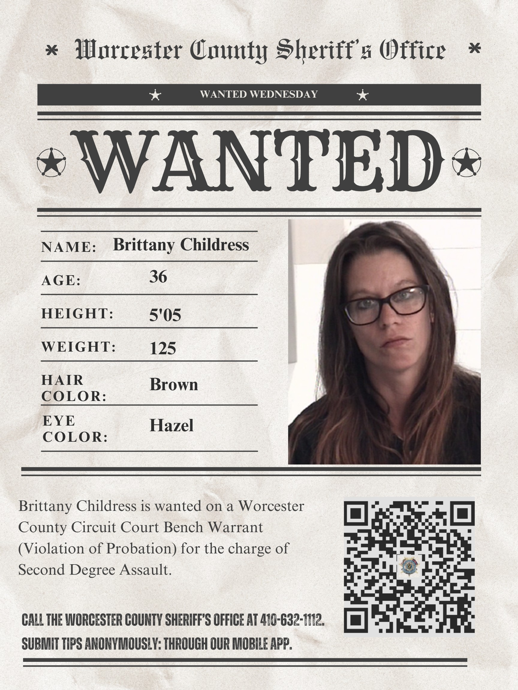 Booking photo of Brittany Childress